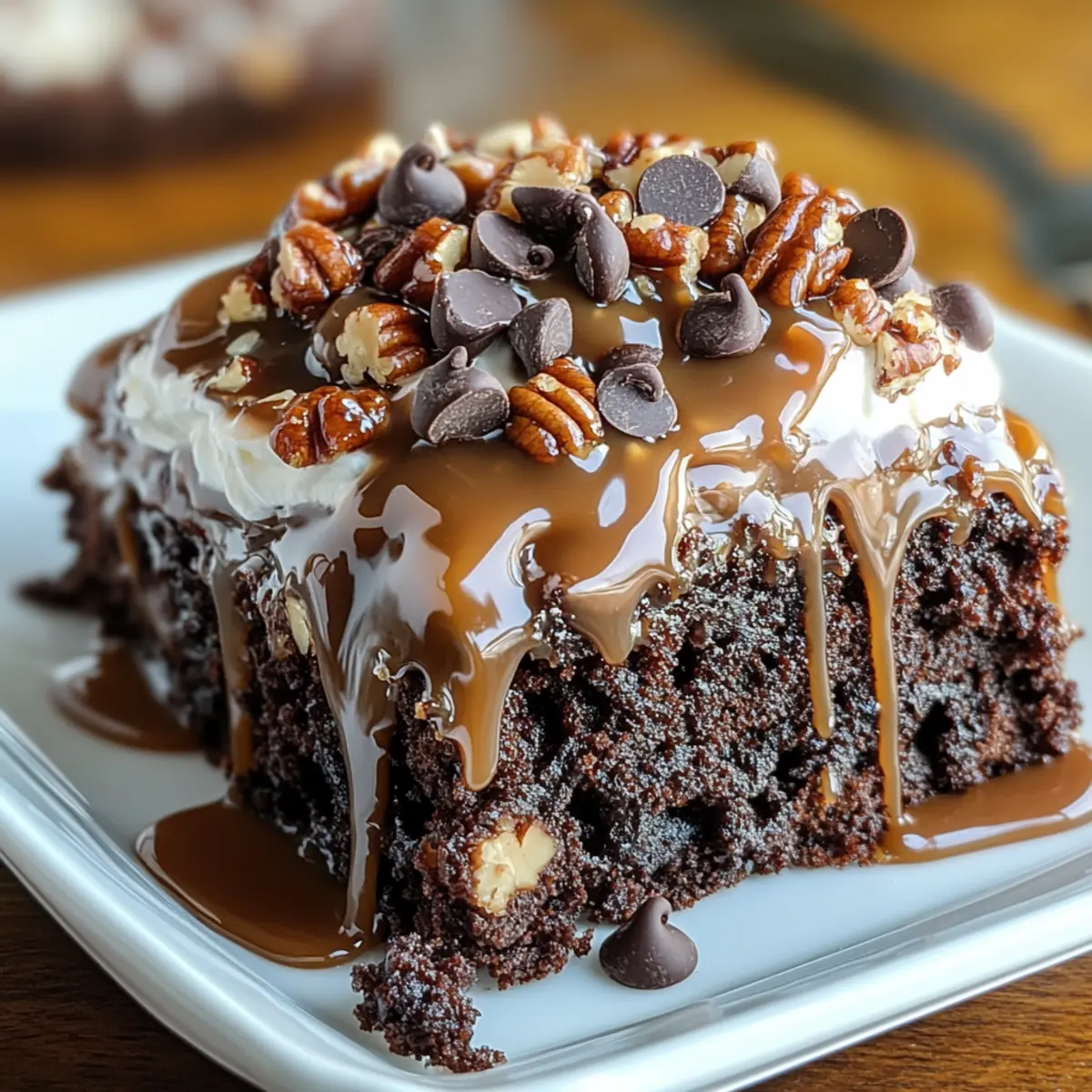 Decadent Chocolate Turtle Cake That Will Captivate You