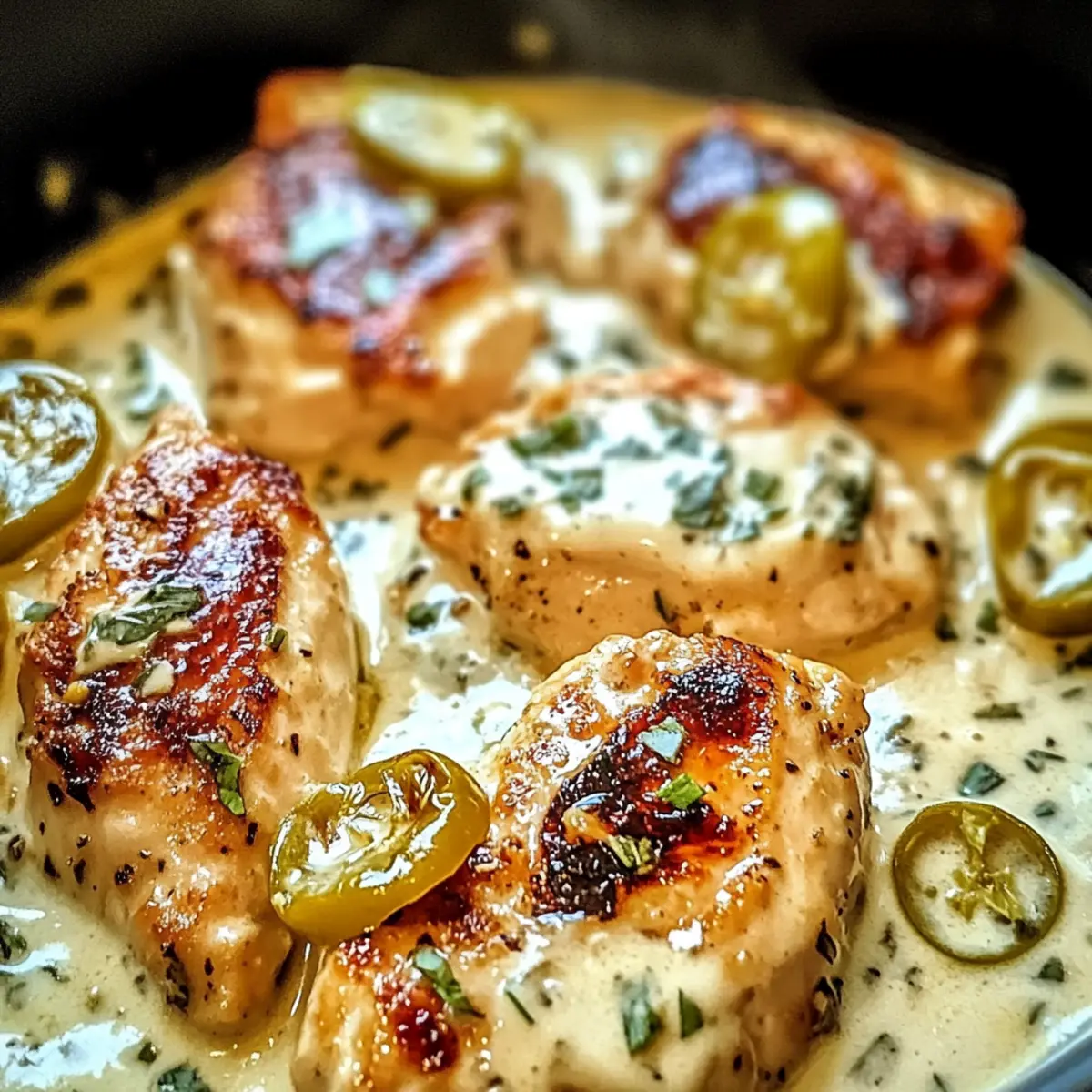 Creamy Pepperoncini Chicken Skillet: Dinner in Just 30 Minutes