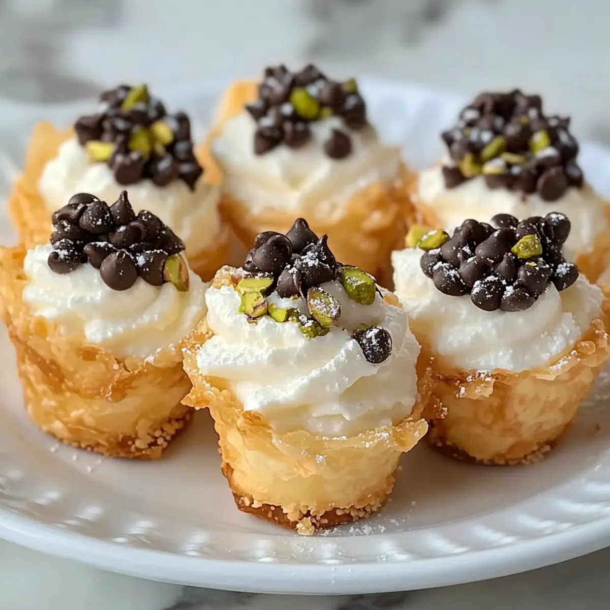 Irresistible Cannoli Bites: Crispy Treats with Sweet Cream