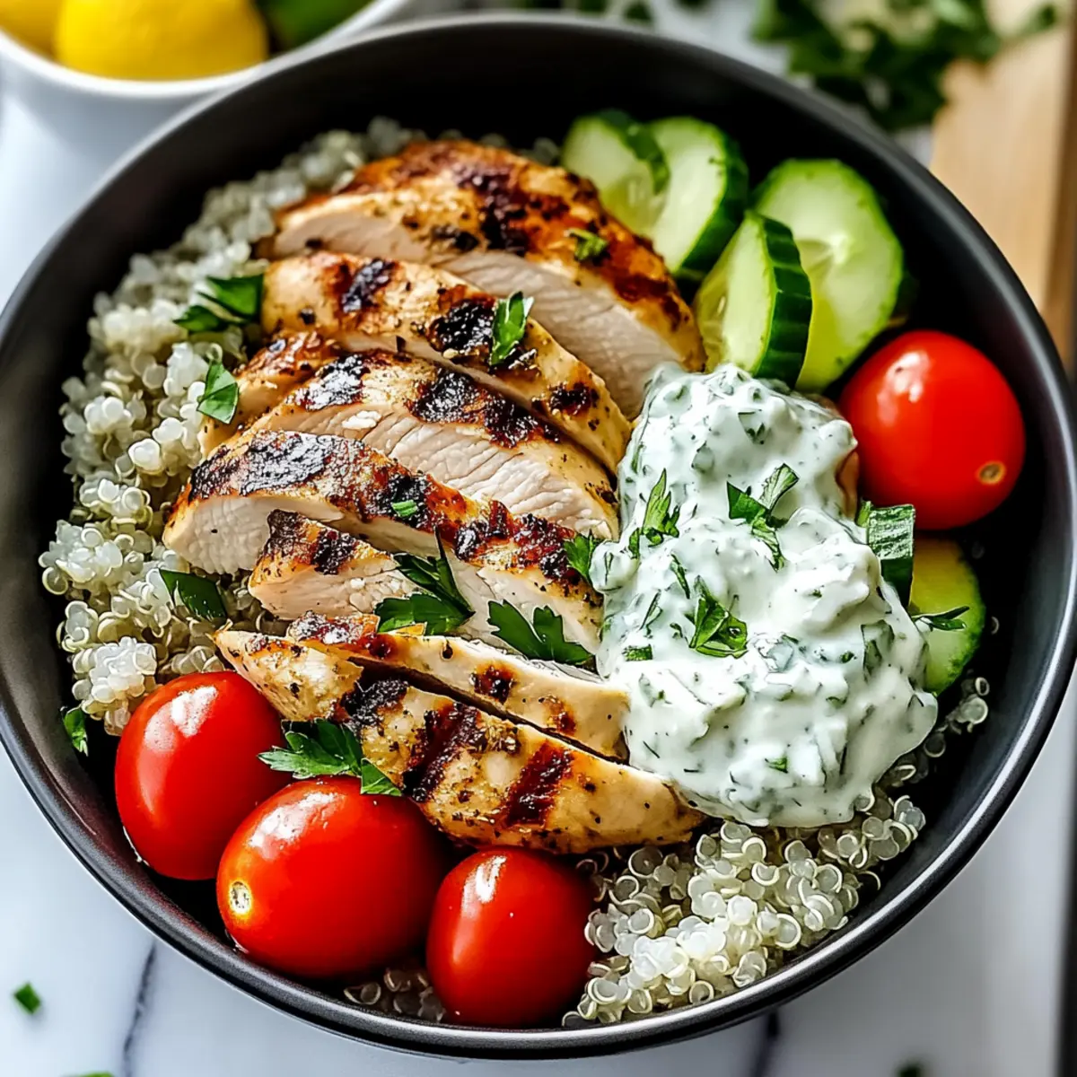 Delicious Chicken Tzatziki Bowls for Quick Weeknight Dinners