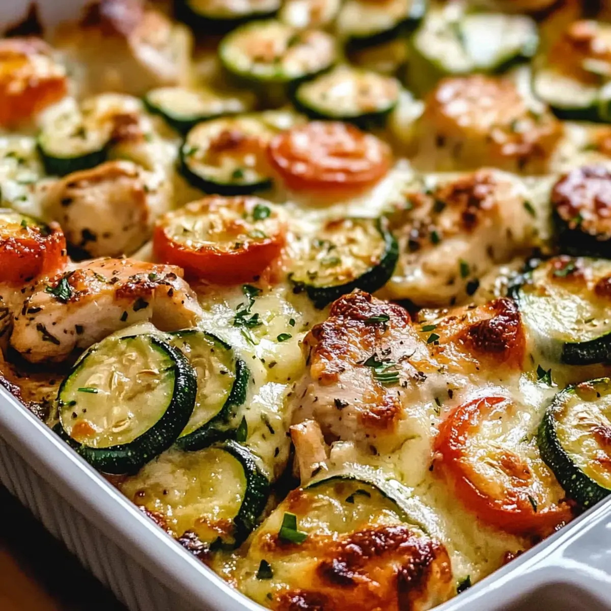 Mediterranean Chicken Zucchini Bake for a Flavorful Dinner