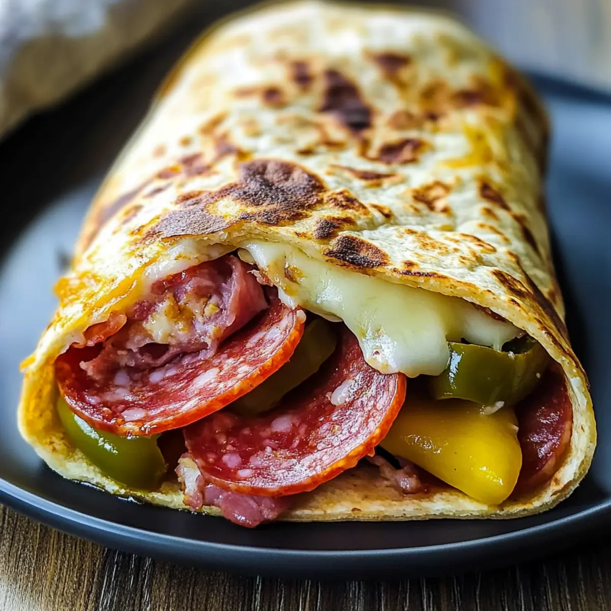 Low-Carb Italian Sub Wrap: Your Quick Keto Delight!