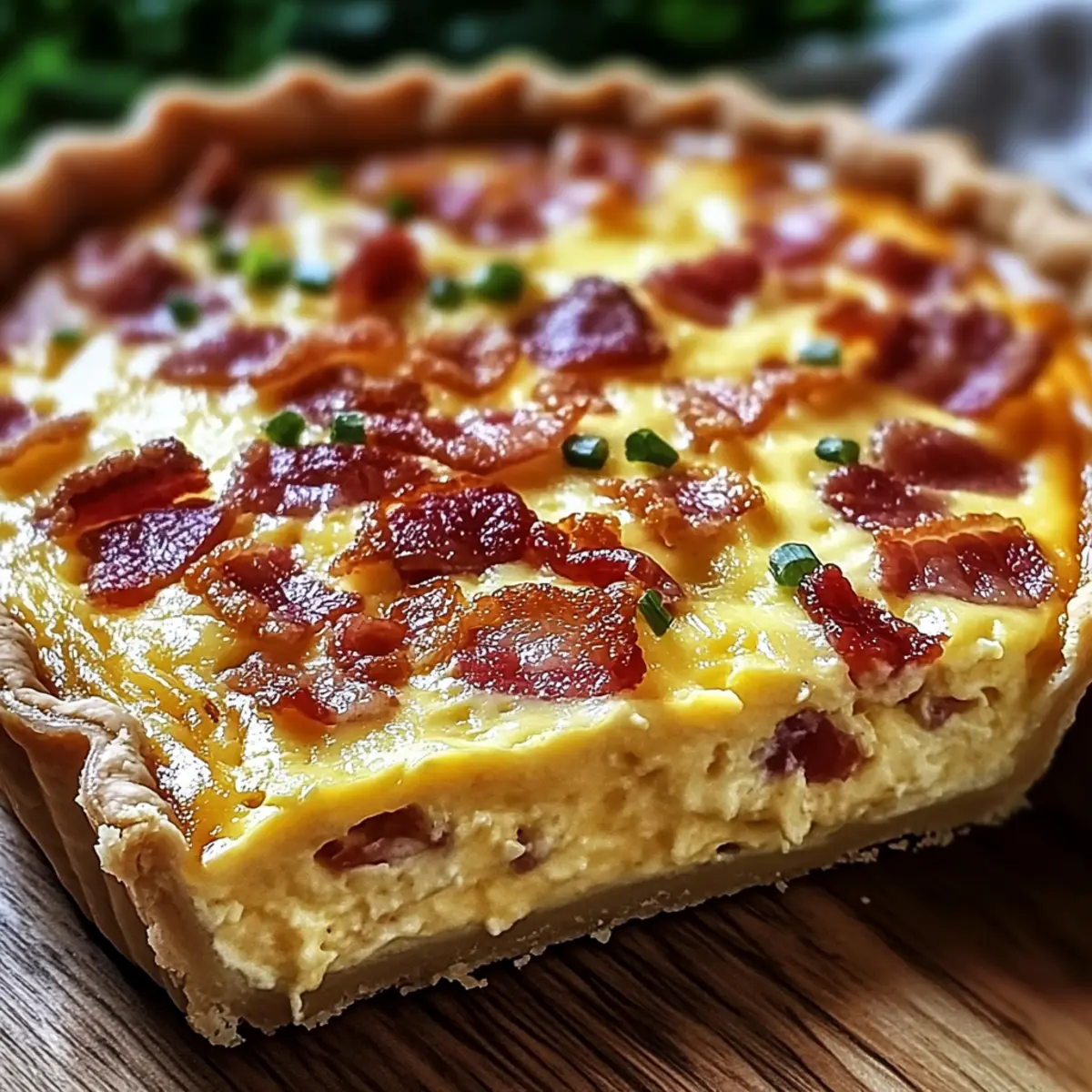 Crustless Bacon & Cheese Quiche: A Keto Brunch Favorite