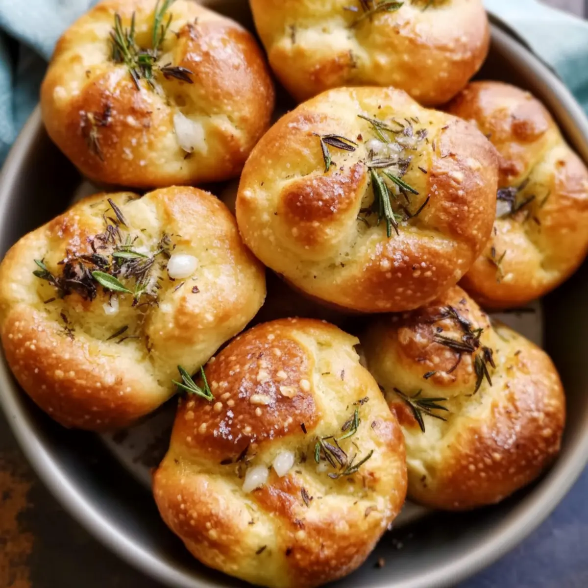 Garlic Rosemary Focaccia Muffins for Cozy Comfort Cooking