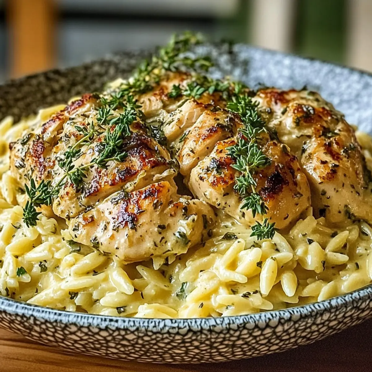 Crockpot Mustard Herb Chicken And Creamy Orzo Made Easy