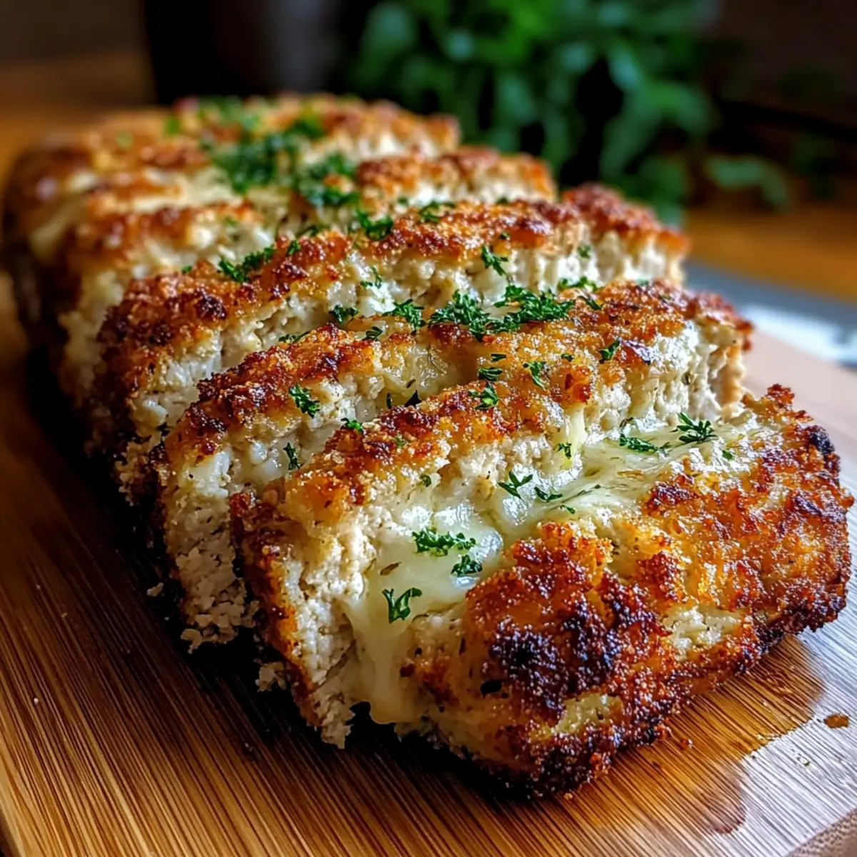 Melt-in-Your-Mouth Parmesan Chicken Meatloaf Delight