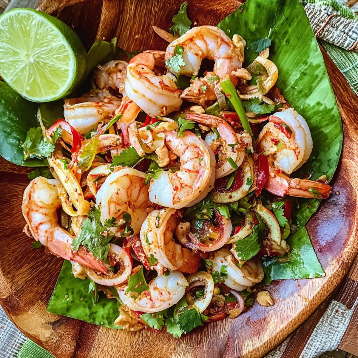Spicy Thai Shrimp Salad: A Fresh & Zesty Delight