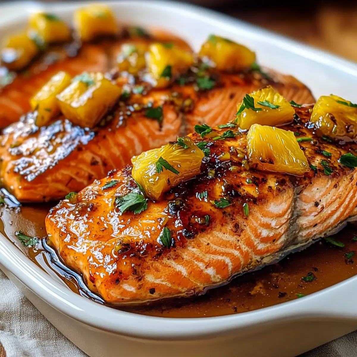 Pineapple Glazed Salmon: Sweet, Savory Perfection at Home