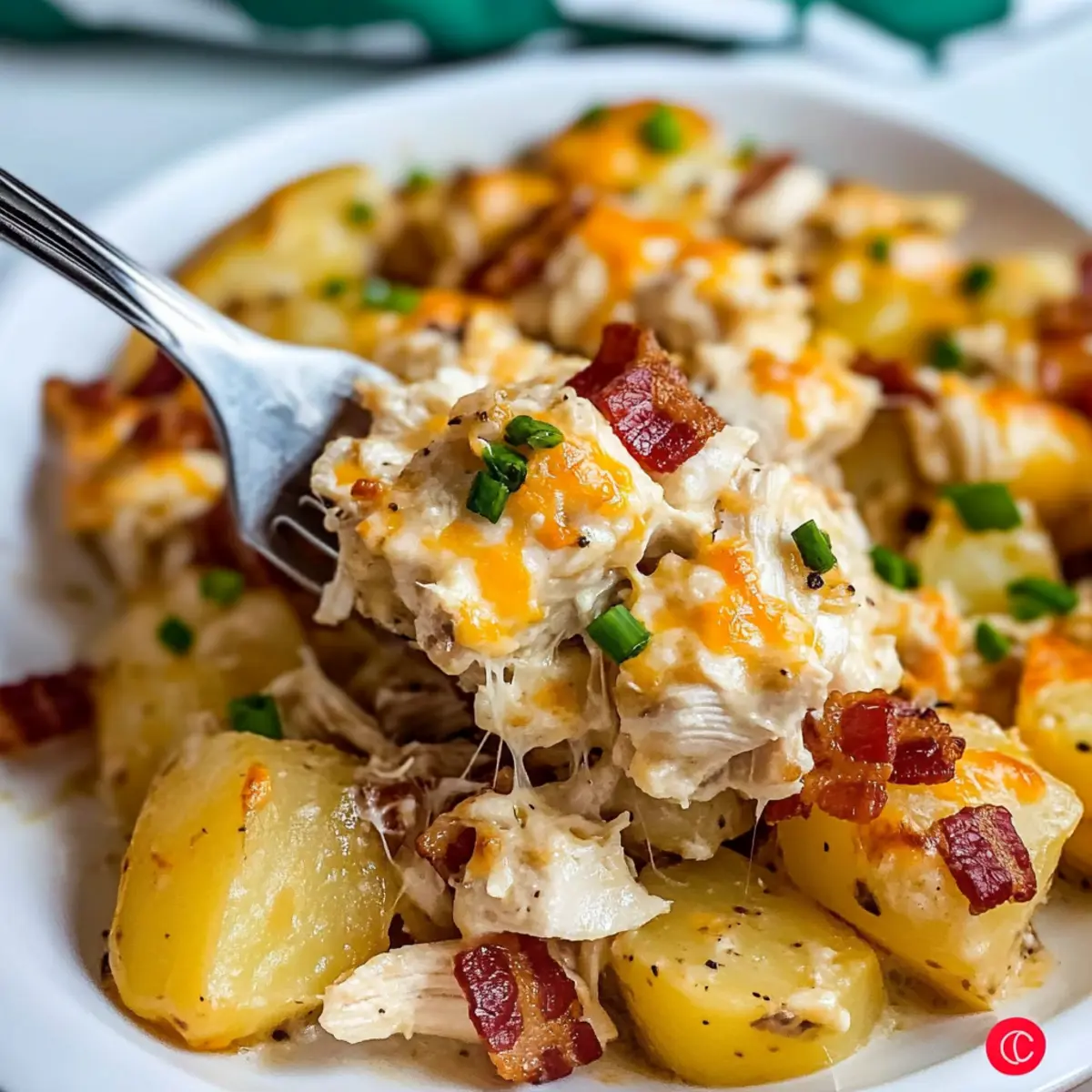 Loaded Potato Ranch Chicken Casserole for Cozy Family Nights