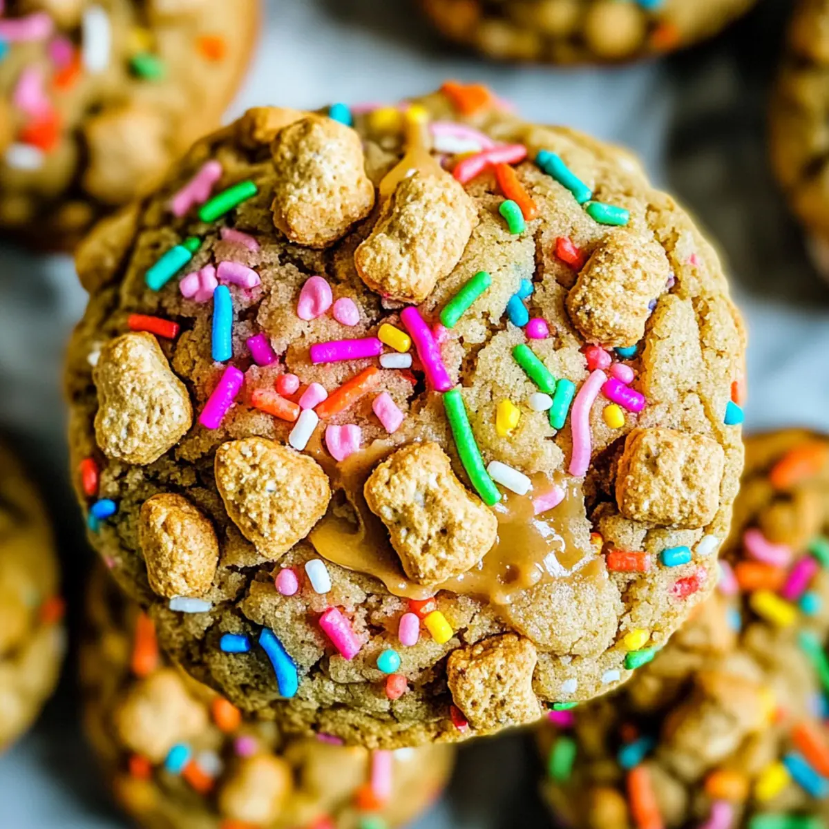 Teddy Graham Funfetti Stuffed Cookie Butter Cookies Delight