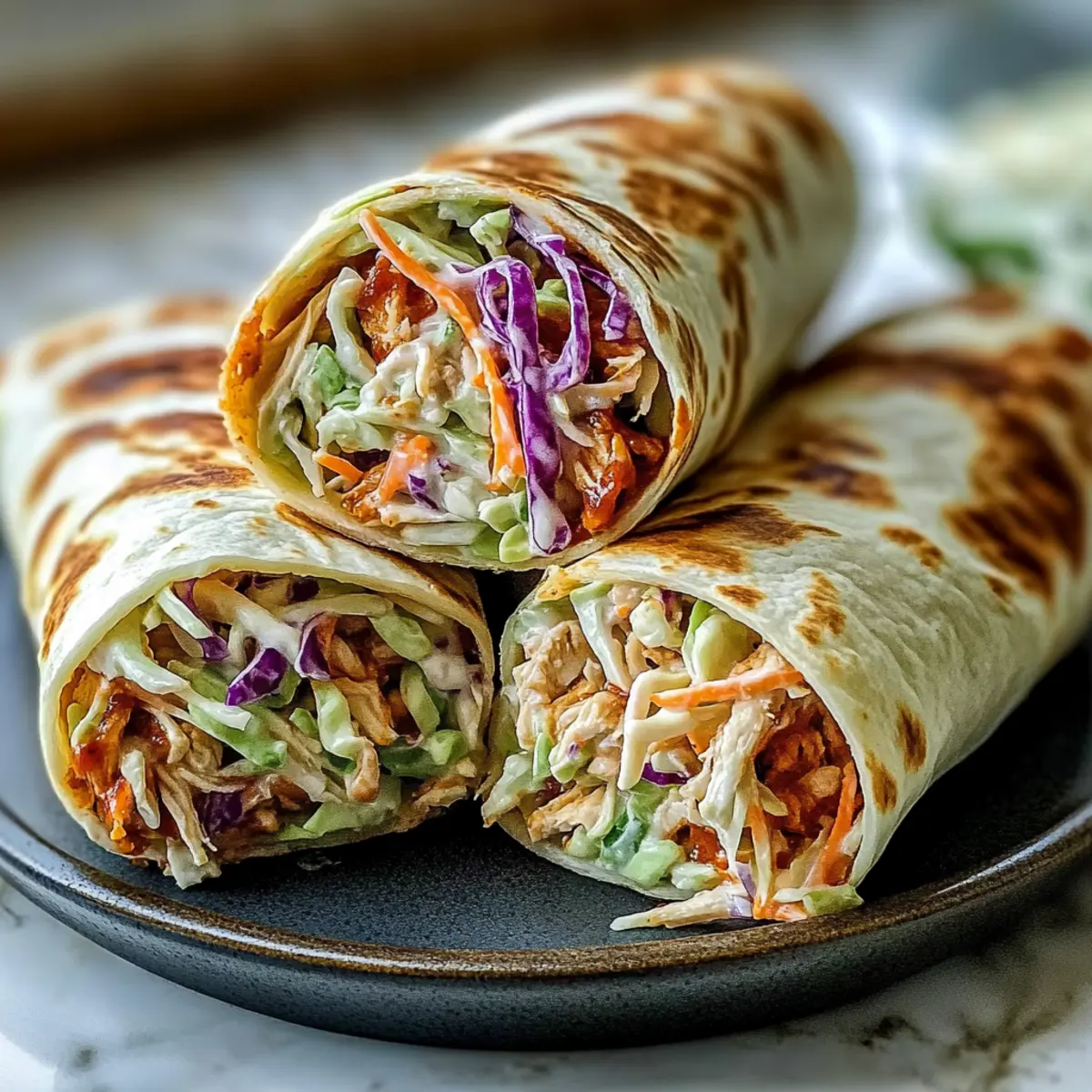 BBQ Chicken Coleslaw Wraps: A Fun Twist on Classic Flavors