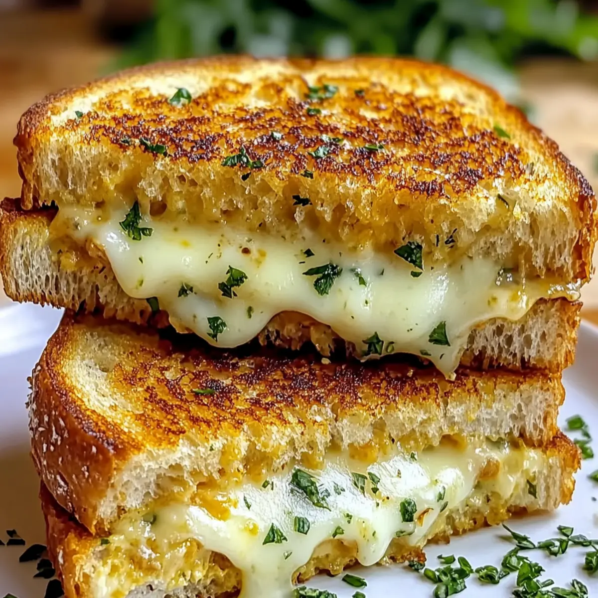 Garlic Bread Grilled Cheese: A Cozy Comfort Food Delight