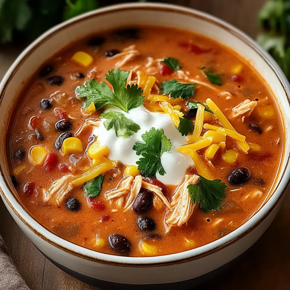 Cozy Up with This Irresistible Chicken Enchilada Soup