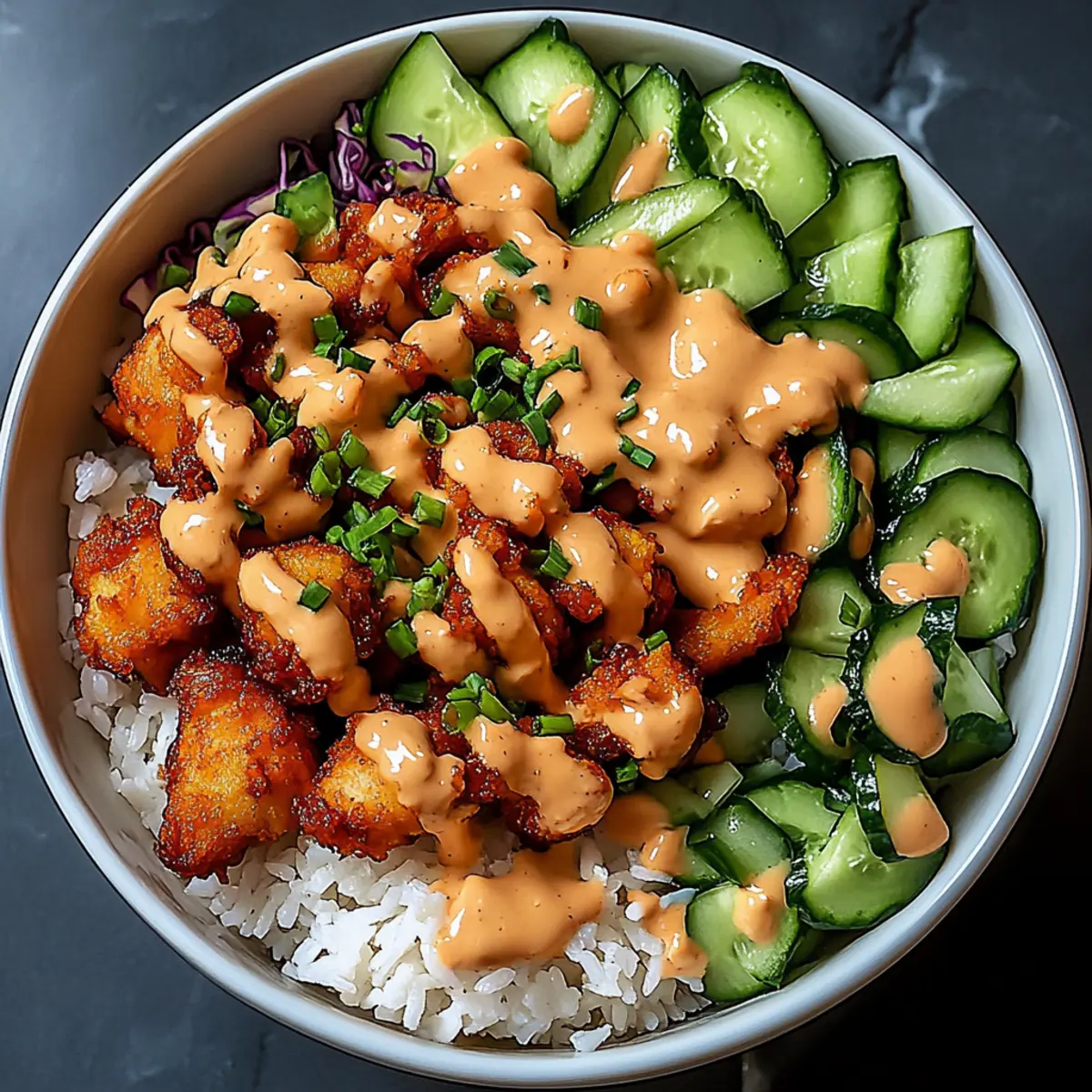 Bang Bang Chicken Bowl: Crispy Joy in Every Colorful Bite