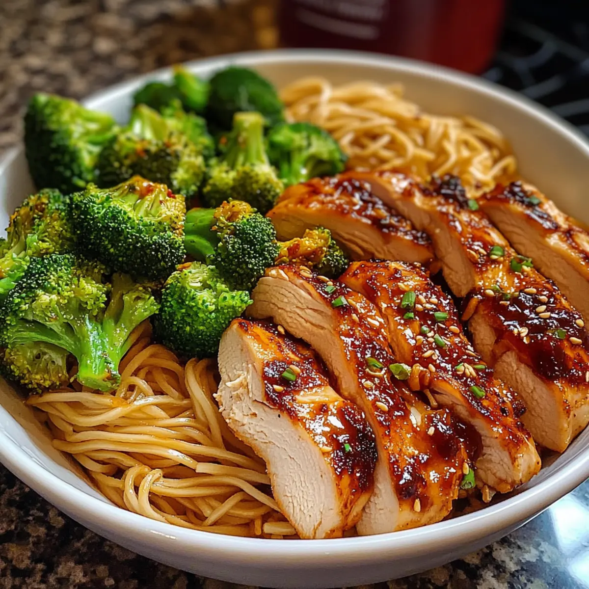 Spicy Garlic Chicken and Broccoli Noodle Bowls for Quick Joy