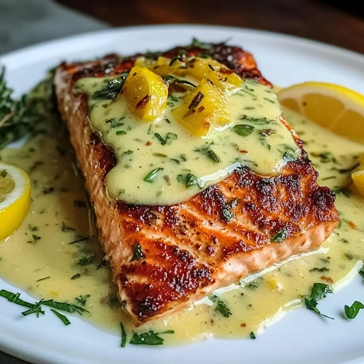Creamy Baked Salmon with Lemon Butter Sauce Everyone Loves