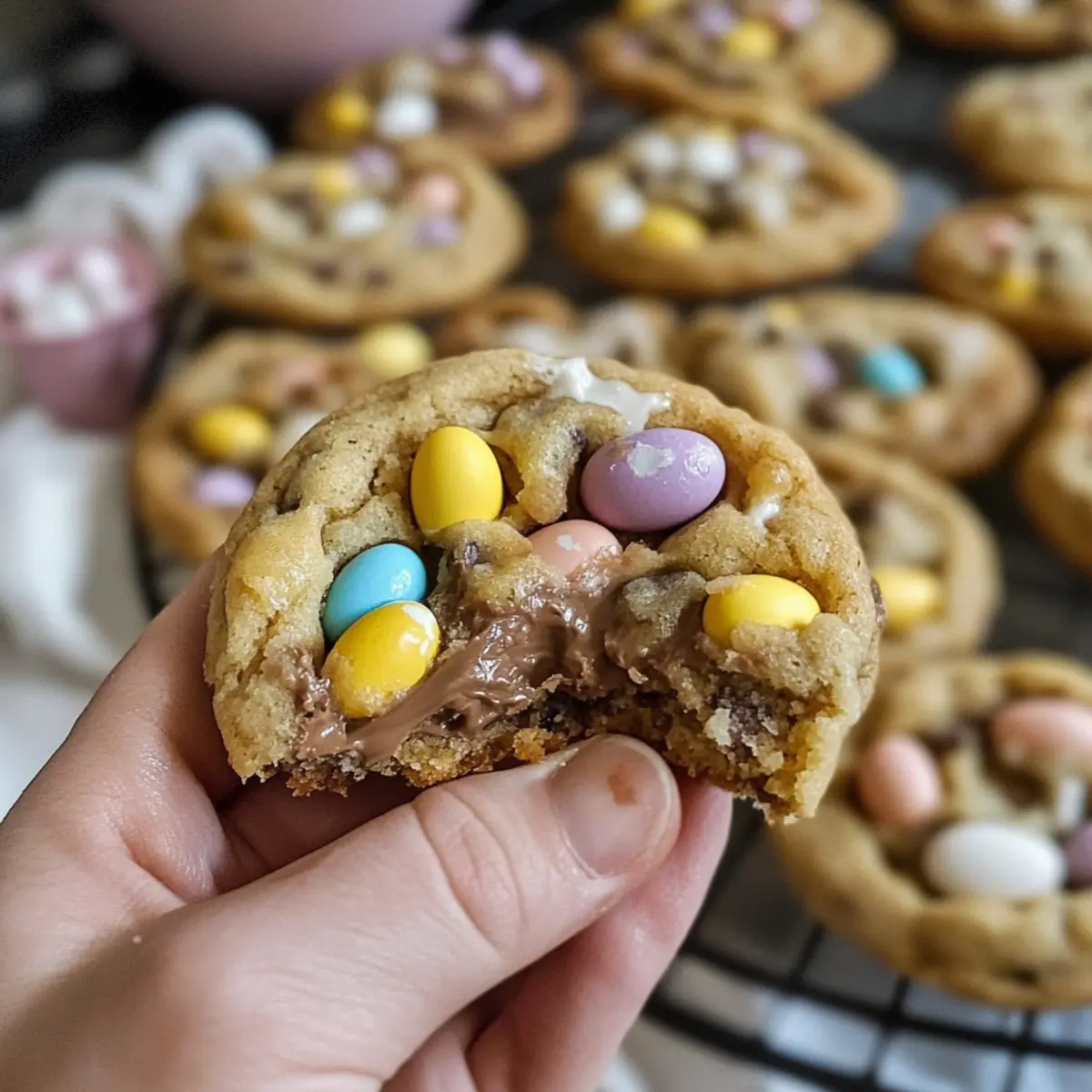 Irresistible Mini Egg NYC Cookies for a Sweet Surprise!