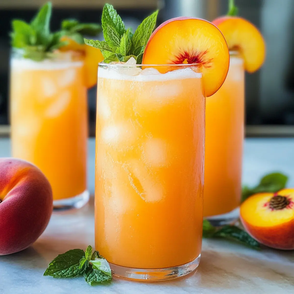 Delicious Peach Lemonade for the Perfect Summer Chill
