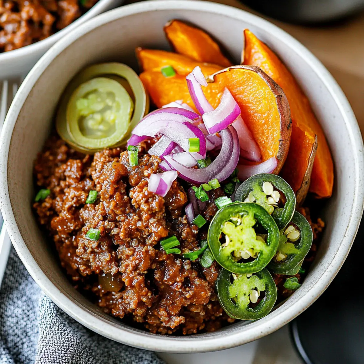 Sloppy Joe Sweet Potato Bowls for a Cozy Dinner Delight