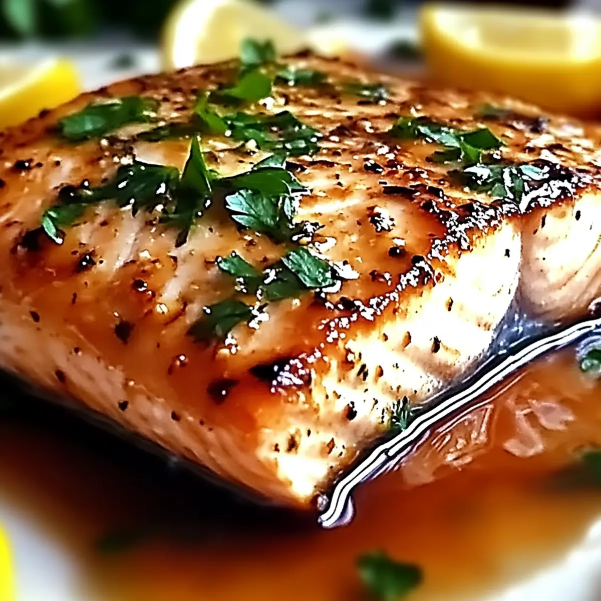 Texas Roadhouse Style Baked Salmon that Melts in Your Mouth
