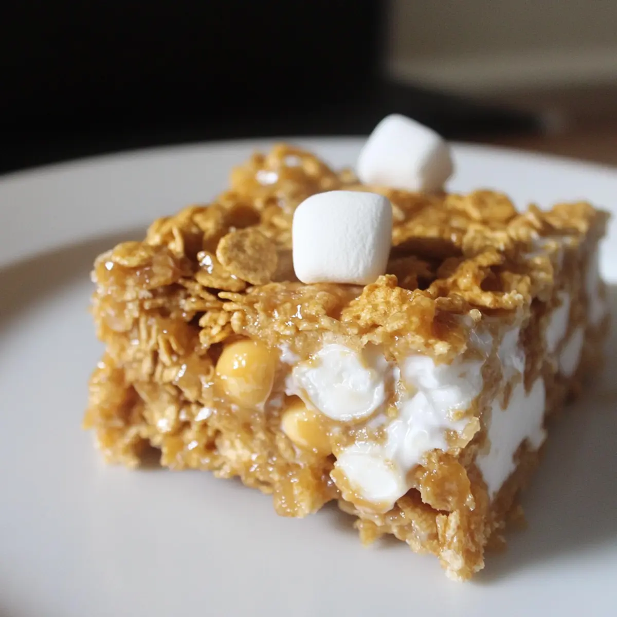 Peanut Butter Cornflake Marshmallow Bars for Easy Indulgence