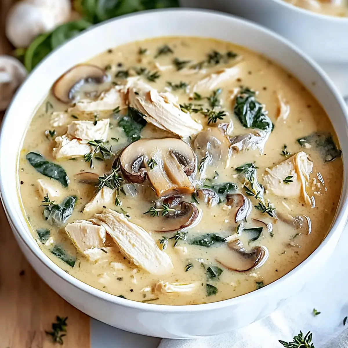 Comforting Rotisserie Chicken and Mushroom Soup for Cozy Nights
