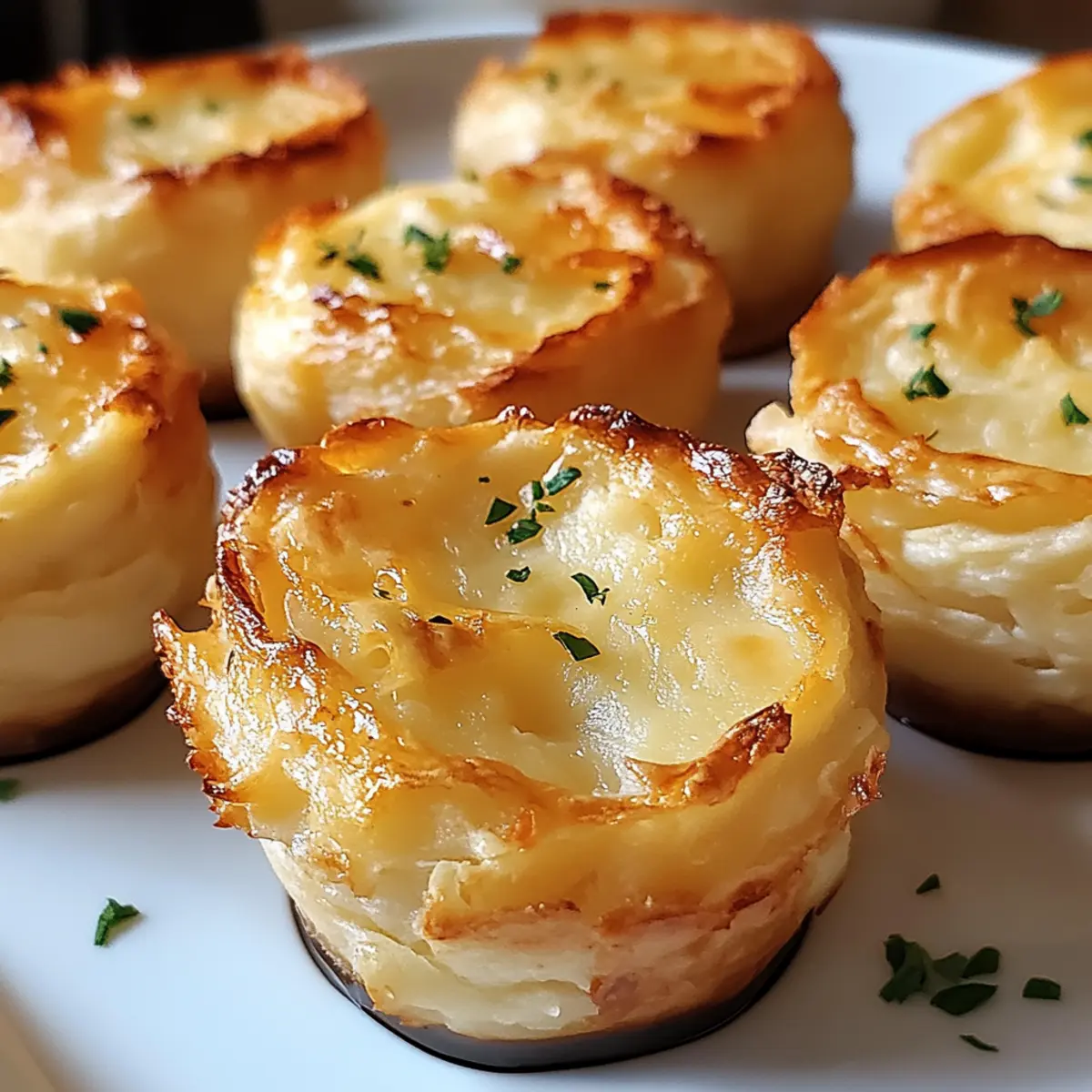 Cheesy Mashed Potato Puffs