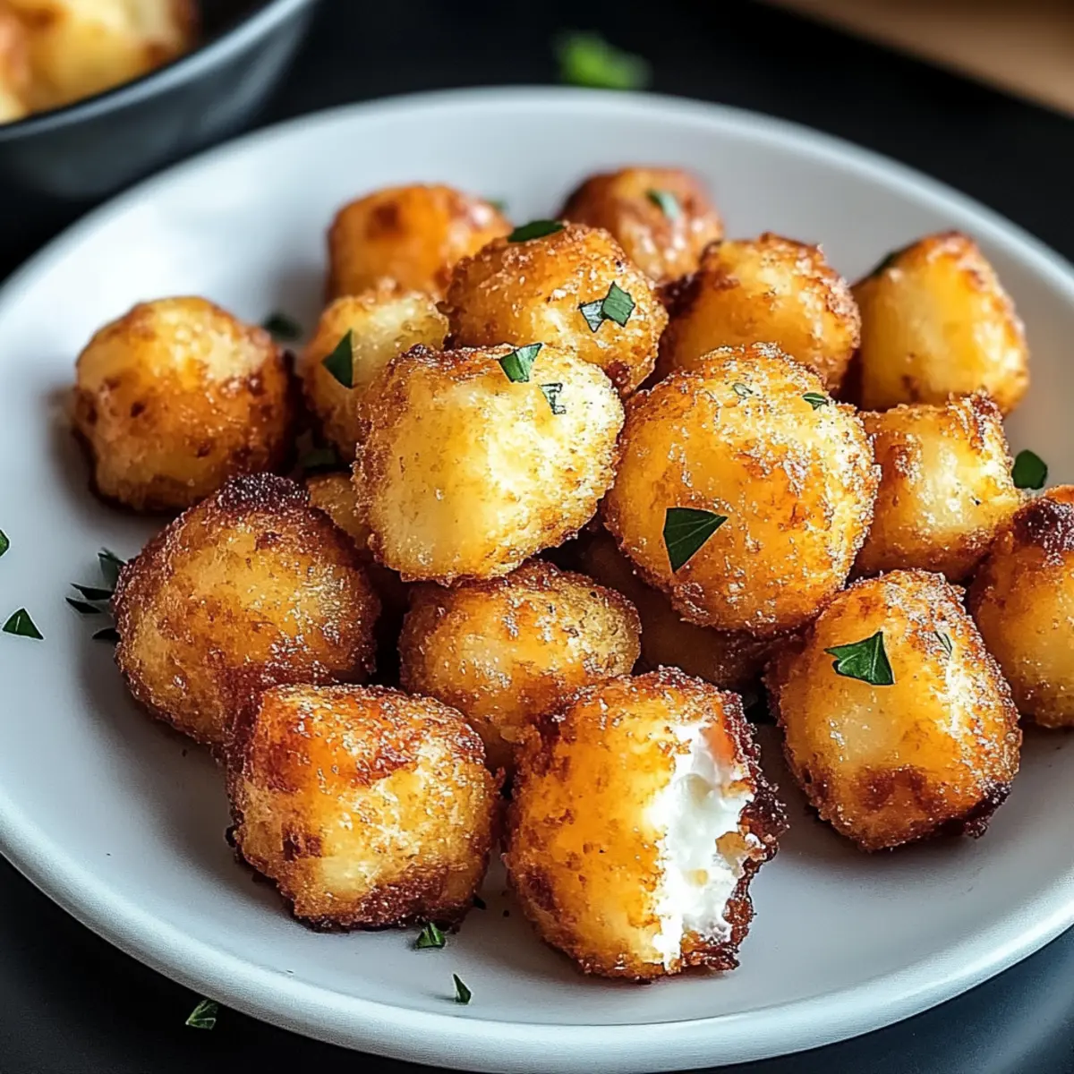Crispy Two Ingredient Cottage Cheese Tots for Your Snack Cravings