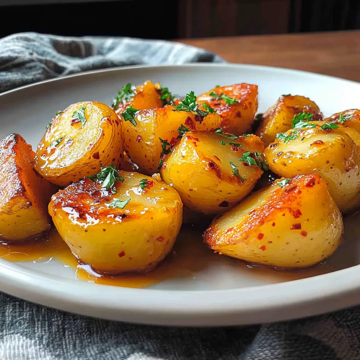 Korean Honey Butter Potatoes: A Sweet and Savory Delight