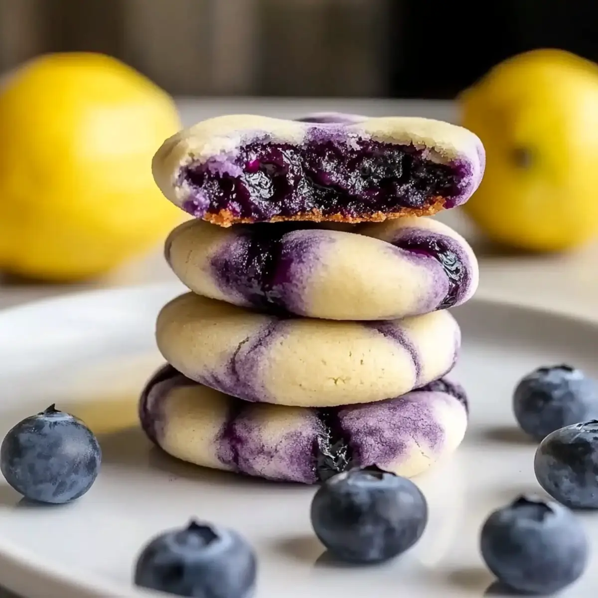 Lemon Blueberry Cheesecake Cookies for Sweet Summer Days