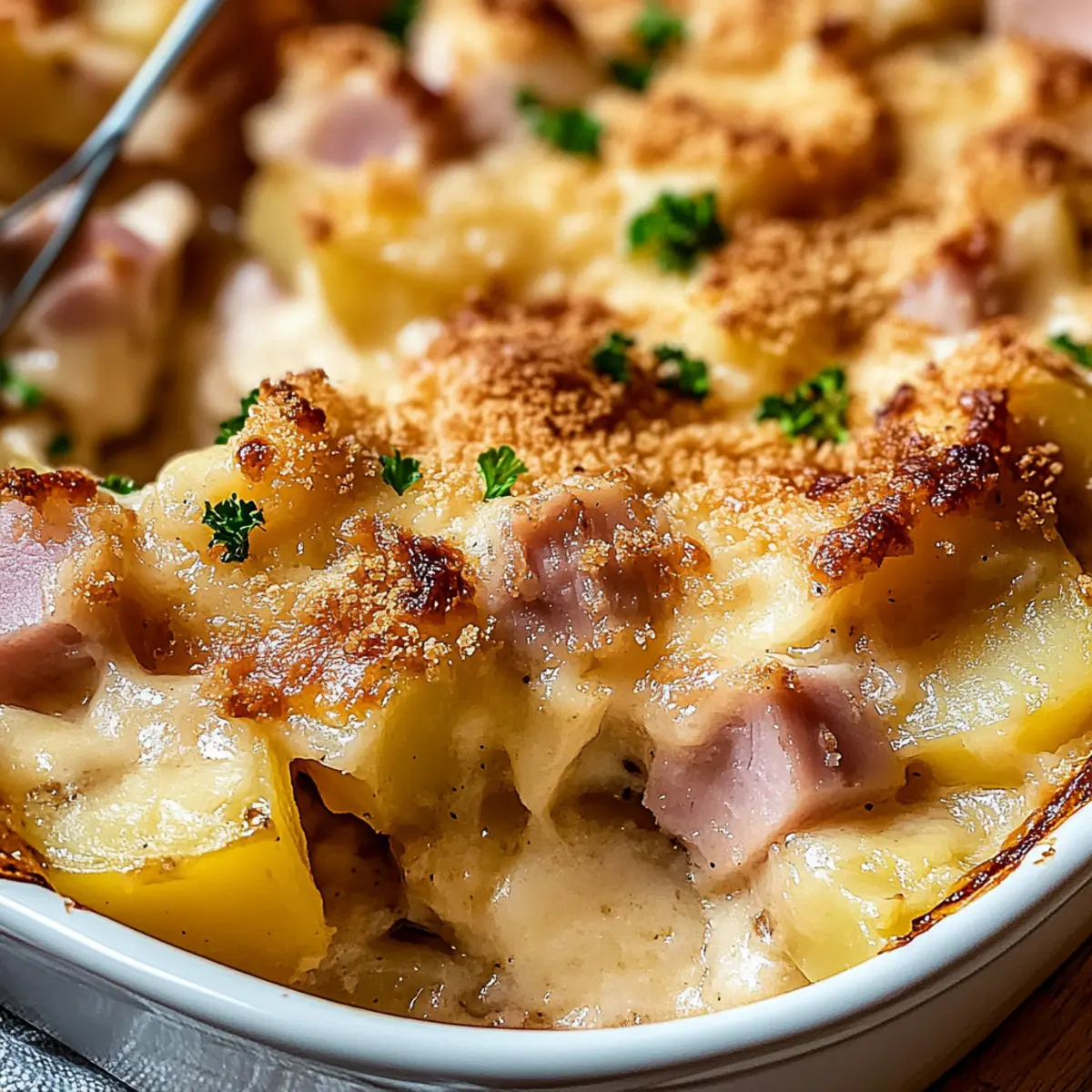 Cozy Up with Ham and Potato Casserole Bliss