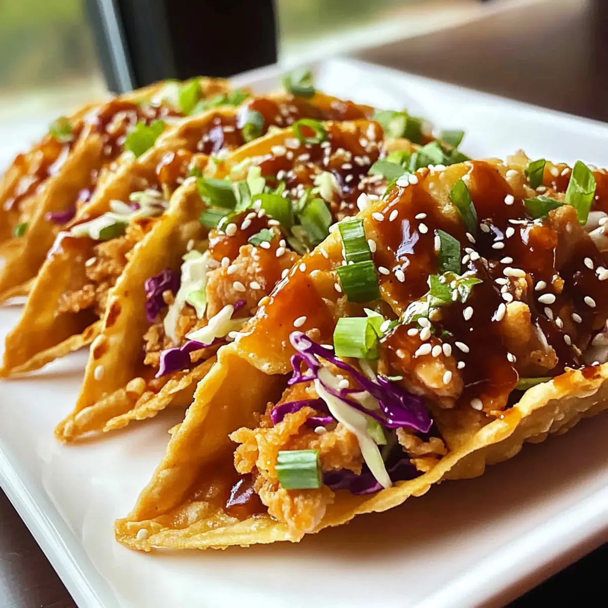 Crispy Chicken Wonton Tacos You’ll Crave Every Bite