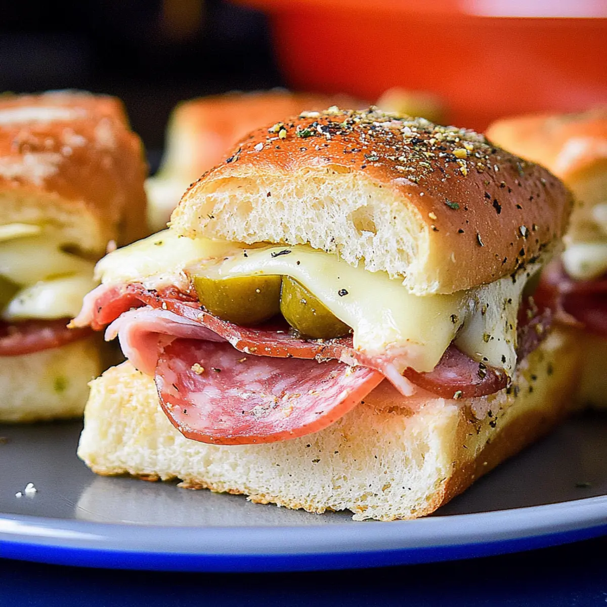 Savory Hot Italian Sub Sliders for Game Day Magic