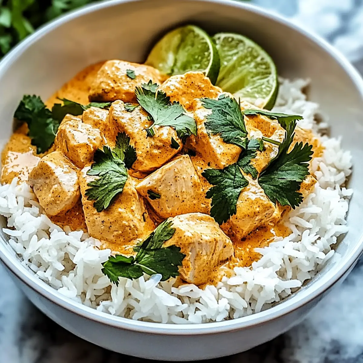 Savory Coconut Chicken Rice Bowl to Brighten Your Dinner Table