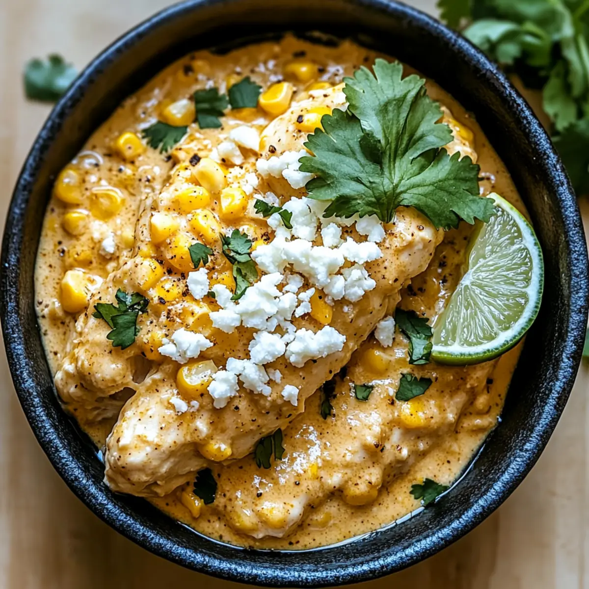 Slow Cooker Street Corn Chicken: Comforting and Customizable Delight