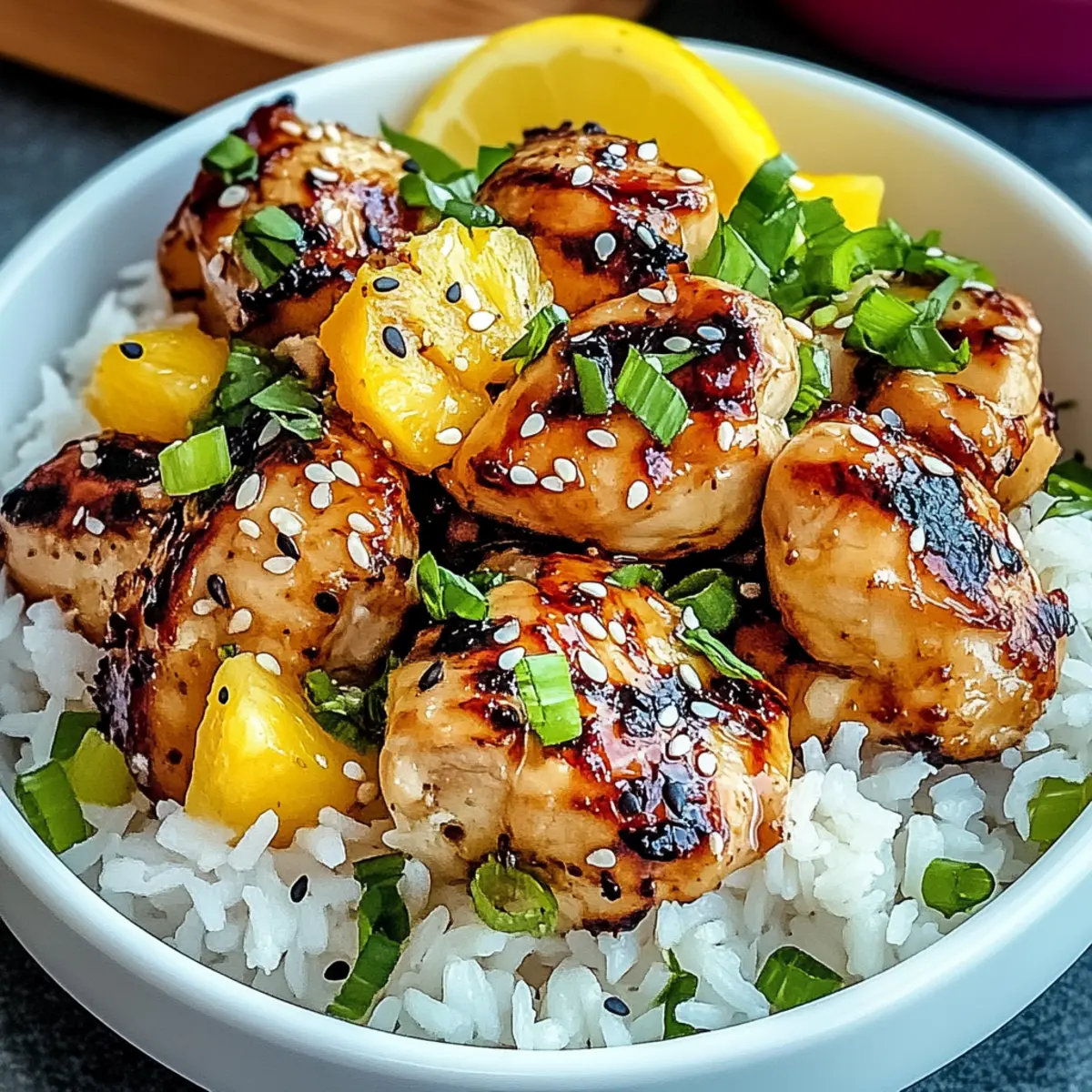 Savor Hawaiian Chicken with Coconut Rice for a Tropical Escape