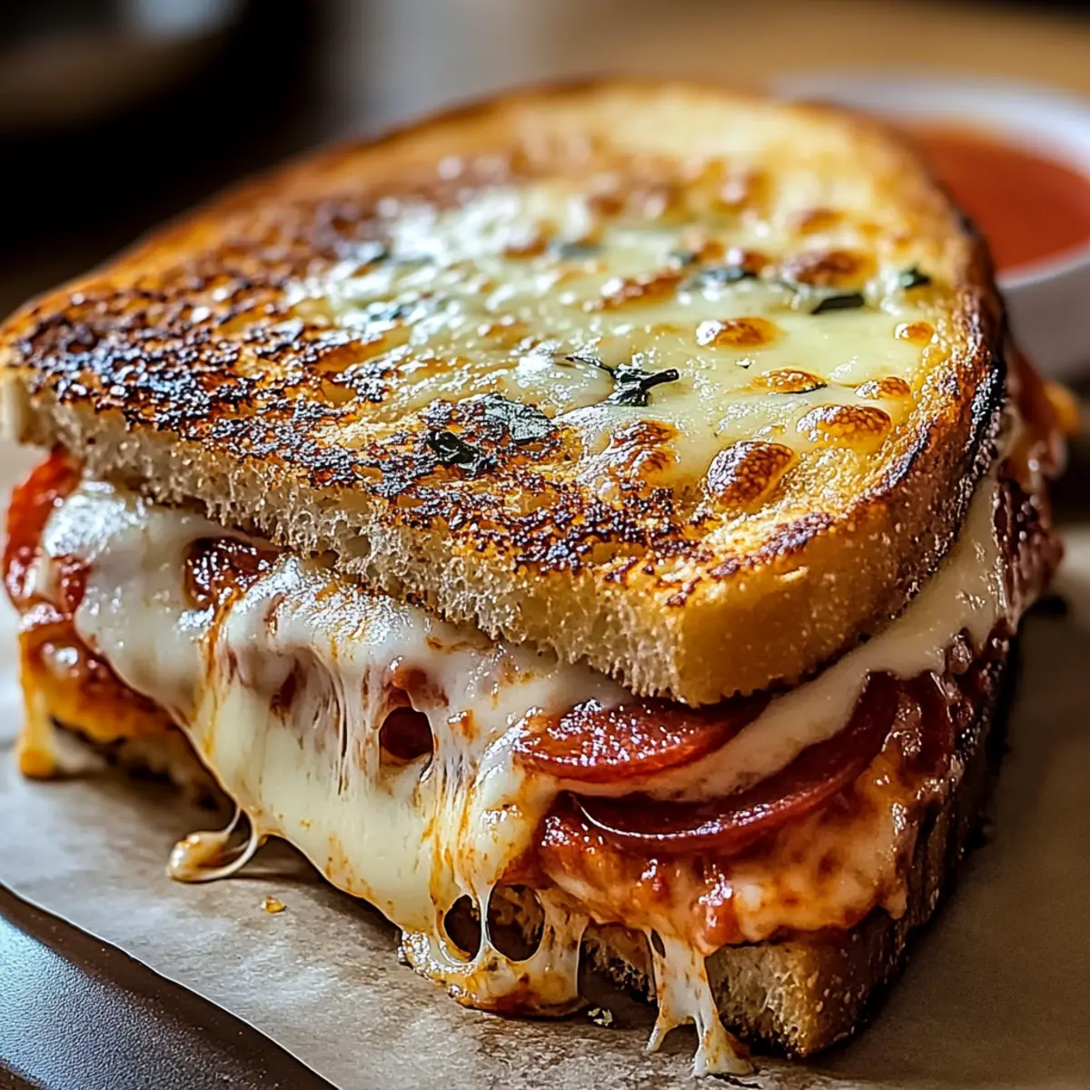 Sizzling Pizza Grilled Cheese: Comfort Food in Every Bite