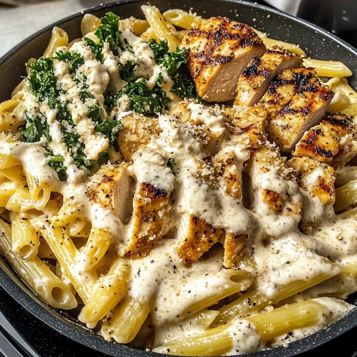 Creamy High Protein Garlic Parmesan Pasta Bowls for Cozy Nights