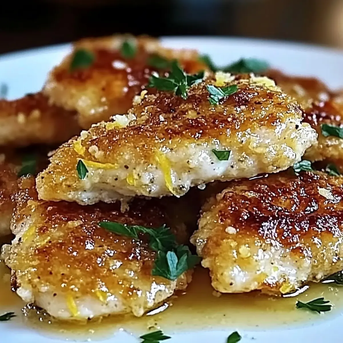Savor Easy Zesty Lemon Pecorino Crispy Chicken Tonight