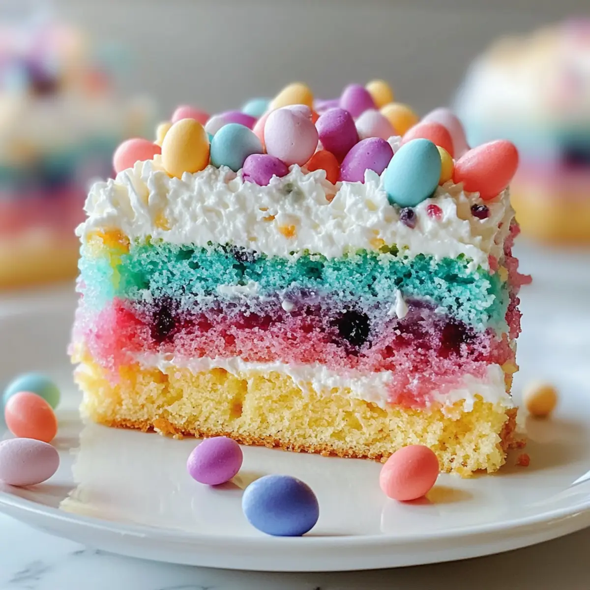 Vibrant Easter Poke Cake – Your New Favorite Festive Treat