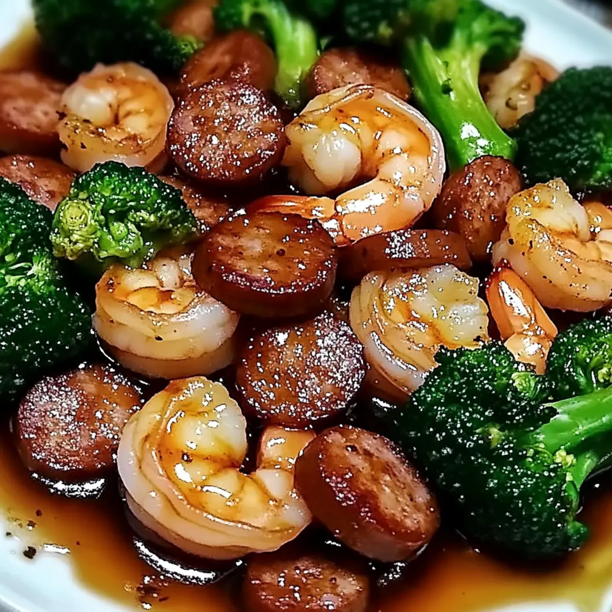 Honey Garlic Shrimp, Sausage & Broccoli: 25-Minute Comfort Meal