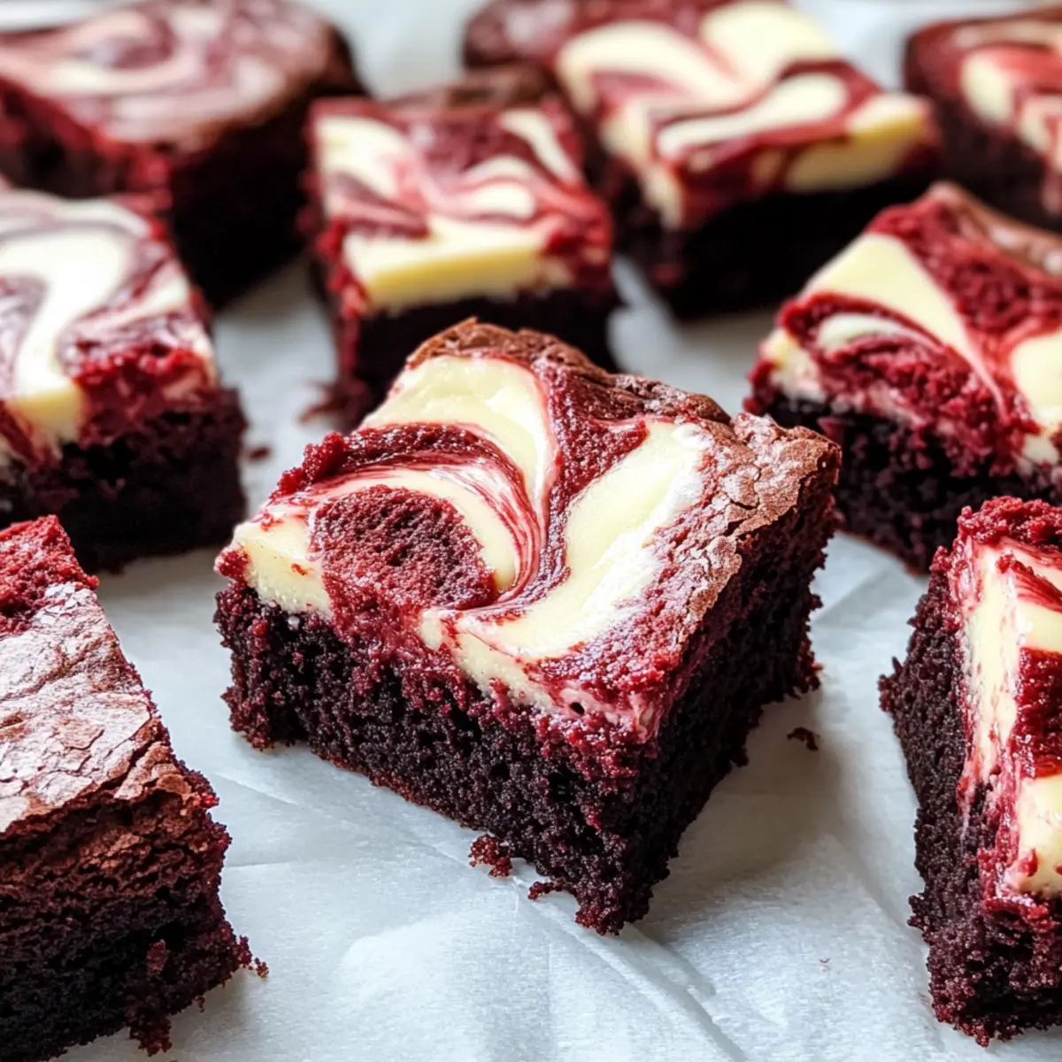 Delicious Red Velvet Cheesecake Brownies You Can't Resist