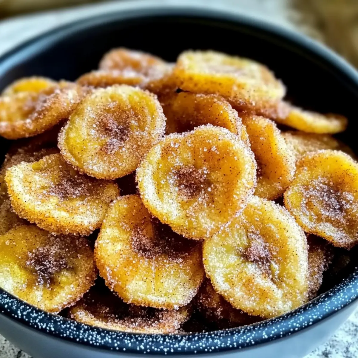 Crispy Cinnamon-Sugar Air Fryer Banana Chips Made Easy